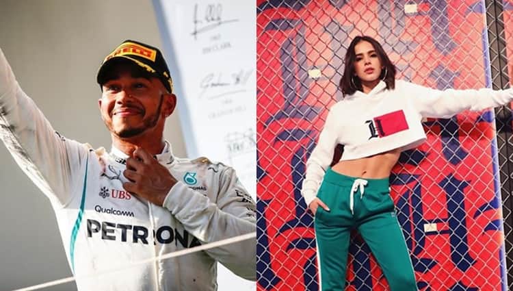 Lewis Hamilton e Bruna Marquezine (Foto: Reprodução) Lewis Hamilton e Bruna Marquezine (Foto: Reprodução)