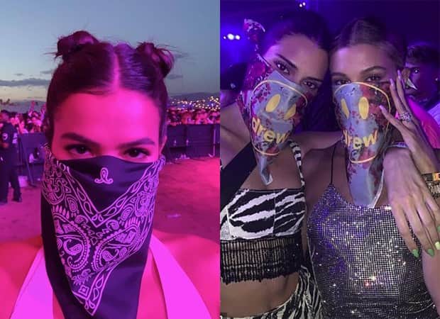 Bruna Marquezine e Kendall Jenner com Hailey Baldwin (Foto: Reprodução/Instagram) Bruna Marquezine e Kendall Jenner com Hailey Baldwin (Foto: Reprodução/Instagram)