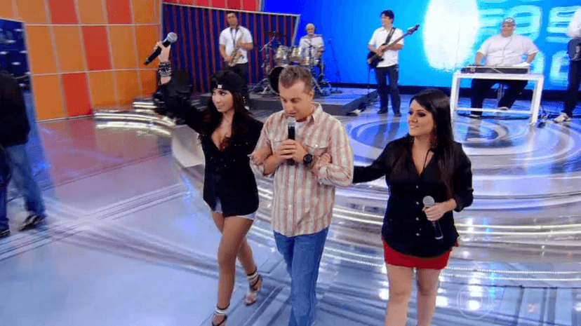 A cantora em sua segunda ida à emissora (Foto: Reprodução) A cantora em sua segunda ida à emissora (Foto: Reprodução)