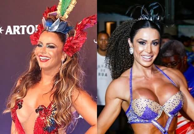 Viviane Araújo e Gracyanne Barbosa (Foto: Divulgação) Viviane Araújo e Gracyanne Barbosa (Foto: Divulgação)