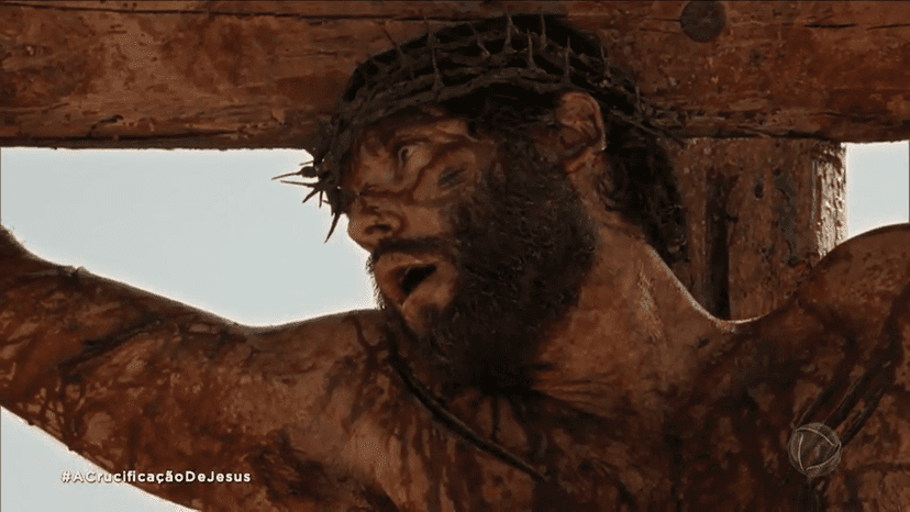 Dudu Azevedo é Jesus na novela bíblica de mesmo nome na Record. (Foto: Reprodução) Dudu Azevedo é Jesus na novela bíblica de mesmo nome na Record. (Foto: Reprodução)