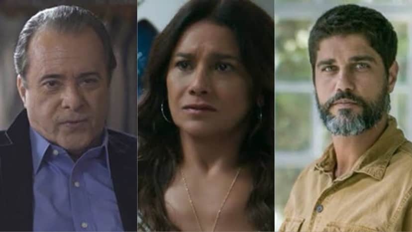 Olavo de O Sétimo Guardião, Janaína de Verão 90 e Hussein de Órfãos da Terra (Foto: Montagem/ TV Foco) Olavo de O Sétimo Guardião, Janaína de Verão 90 e Hussein de Órfãos da Terra (Foto: Montagem/ TV Foco)