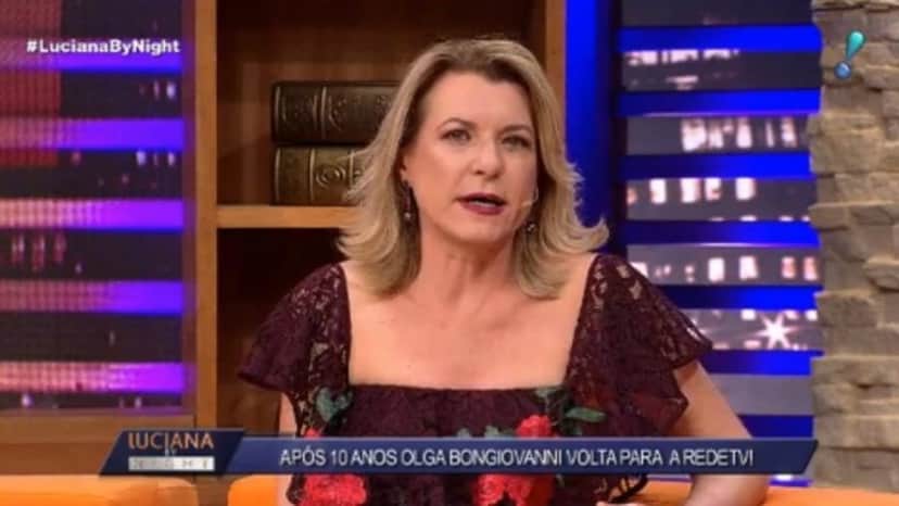 Apresentadora Olga Bongiovanni (Foto: Reprodução/ RedeTV!) Apresentadora Olga Bongiovanni (Foto: Reprodução/ RedeTV!)
