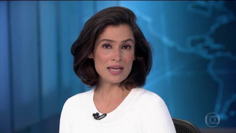 A jornalista Renata Vasconcellos (Foto: Reprodução/Globo) A jornalista Renata Vasconcellos (Foto: Reprodução/Globo)