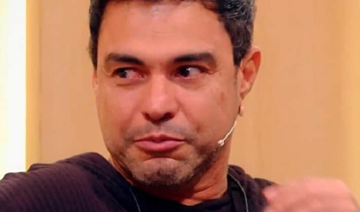 Zezé Di Camargo foi às lágrimas na Globo (Foto: Reprodução) Zezé Di Camargo foi às lágrimas na Globo (Foto: Reprodução)