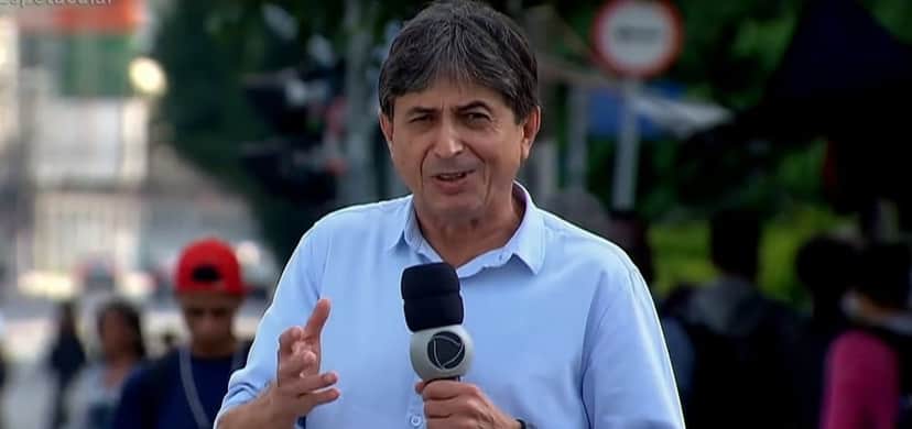 O repórter da Record Gérson de Souza assediou pelo menos 12 mulheres (Foto: Reprodução/Record) O repórter da Record Gérson de Souza assediou pelo menos 12 mulheres (Foto: Reprodução/Record)