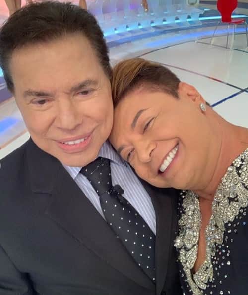 David Brazil tietou Silvio Santos (Foto: Reprodução) David Brazil tietou Silvio Santos (Foto: Reprodução)