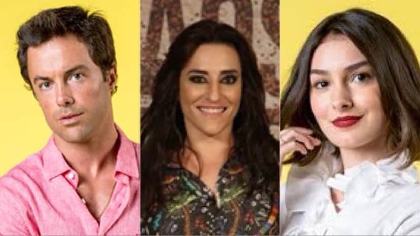 Candé e Larissa de Verão 90 e Aline de Órfãos da Terra (Foto: Montagem/TV Foco) Candé e Larissa de Verão 90 e Aline de Órfãos da Terra (Foto: Montagem/TV Foco)