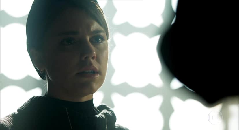 Dalila (Alice Wegmann) em cena da novela das seis Órfãos da Terra Dalila (Alice Wegmann) em cena da novela das seis Órfãos da Terra