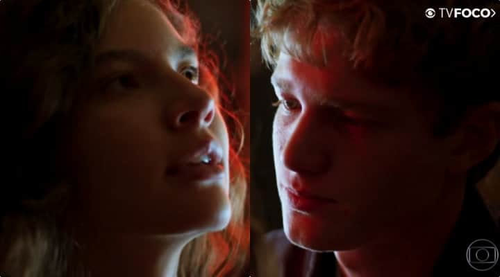 Filipe e Rita estão apaixonados um pelo o outro em Malhação Toda Forma de Amar da Globo Filipe e Rita estão apaixonados um pelo o outro em Malhação Toda Forma de Amar da Globo