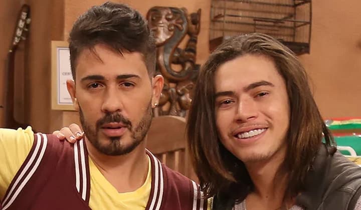 Carlinhos Maia e Whindersson Nunes protagonizam a série Os Roni no Multishow. (Foto: Divulgação) Carlinhos Maia e Whindersson Nunes protagonizam a série Os Roni no Multishow. (Foto: Divulgação)