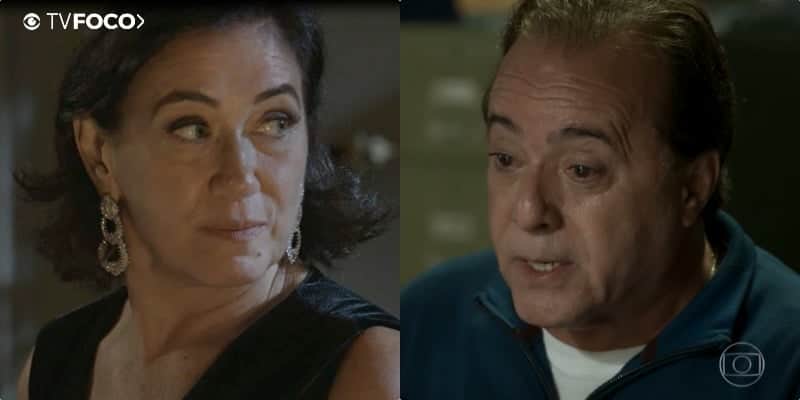 Olavo (Tony Ramos) é assassinado por Valentina (Lilia Cabral) na novela da Globo, O Sétimo Guardião Olavo (Tony Ramos) é assassinado por Valentina (Lilia Cabral) na novela da Globo, O Sétimo Guardião