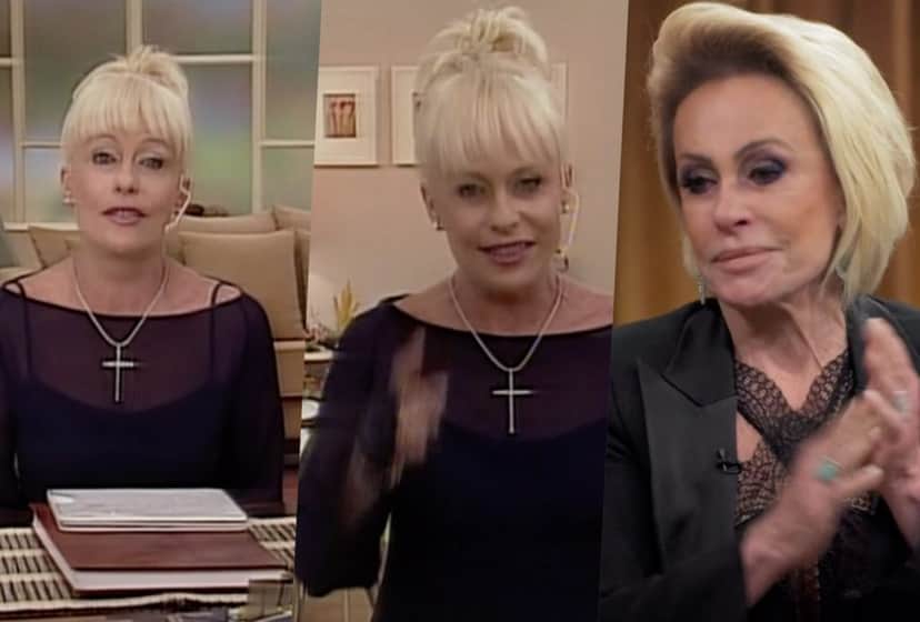 Ana Maria Braga participou do Conversa com Bial na Globo e se emocionou (Foto:Divulgação/Globo) Ana Maria Braga participou do Conversa com Bial na Globo e se emocionou (Foto:Divulgação/Globo)