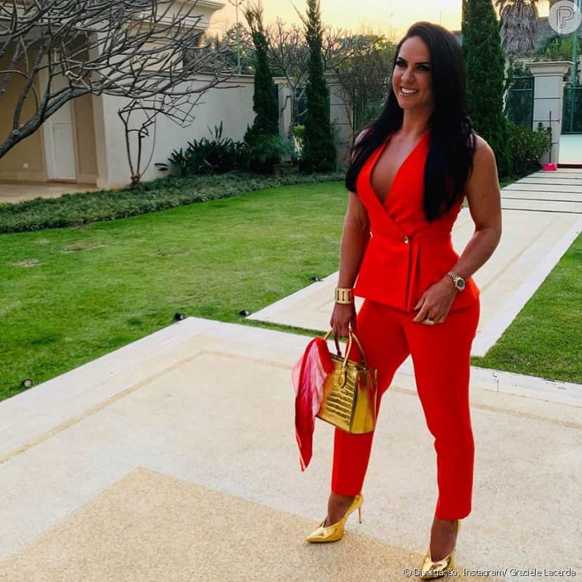 Graciele Lacerda copia truque de maquiagem de Bruna Marquezine em festa de aniversário de neto de Zezé di Camargo. Graciele Lacerda copia truque de maquiagem de Bruna Marquezine em festa de aniversário de neto de Zezé di Camargo.