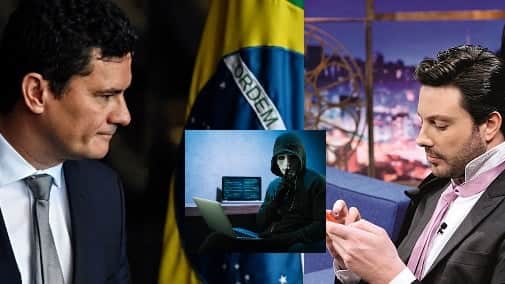 Danilo Gentili e Sérgio Moro são vítimas de criminosos (Foto: Reprodução) Danilo Gentili e Sérgio Moro são vítimas de criminosos (Foto: Reprodução)