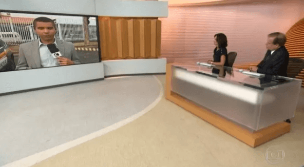 Basílio Magno cometeu gafe semelhante no "Bom Dia Brasil", da Globo (Foto: Reprodução/Twitter) Basílio Magno cometeu gafe semelhante no "Bom Dia Brasil", da Globo (Foto: Reprodução/Twitter)