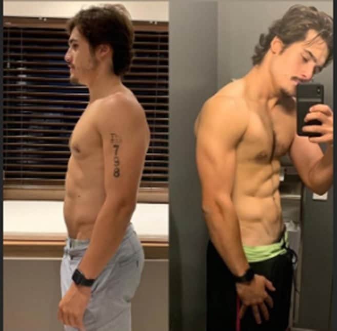 ex- namorado da atriz da Globo, Juliana paiva, Nicolas Prattes Antes e Depois (Foto: Reprodução/Instagram) ex- namorado da atriz da Globo, Juliana paiva, Nicolas Prattes Antes e Depois (Foto: Reprodução/Instagram)
