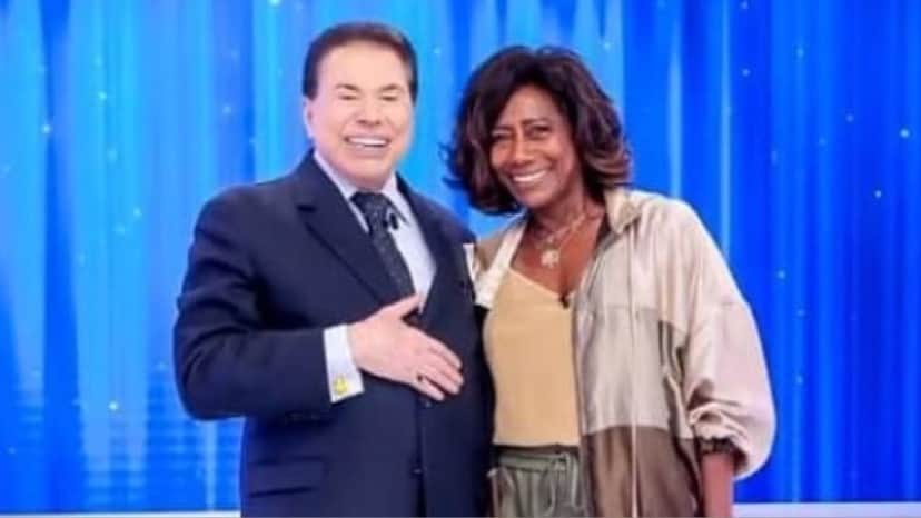 O dono do SBT, Silvio Santos e a apresentadora da Globo, Glória Maria (Foto: Reprodução) O dono do SBT, Silvio Santos e a apresentadora da Globo, Glória Maria (Foto: Reprodução)