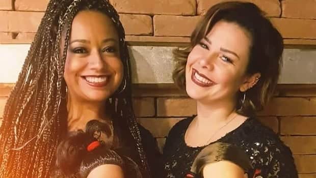 Aretha Oliveira e Fernanda Souza, parceiras em Chiquititas (Foto: Divulgação) Aretha Oliveira e Fernanda Souza, parceiras em Chiquititas (Foto: Divulgação)