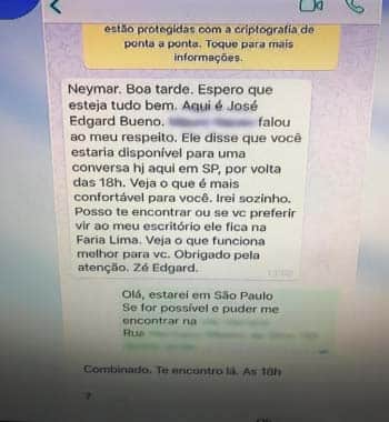Assessoria de Neymar desmentiu a Globo (Reprodução) Assessoria de Neymar desmentiu a Globo (Reprodução)