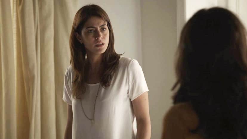 Helena e Laila em cena da novela das 18h da Globo, Órfãos da Terra (Foto: Reprodução) Helena e Laila em cena da novela das 18h da Globo, Órfãos da Terra (Foto: Reprodução)