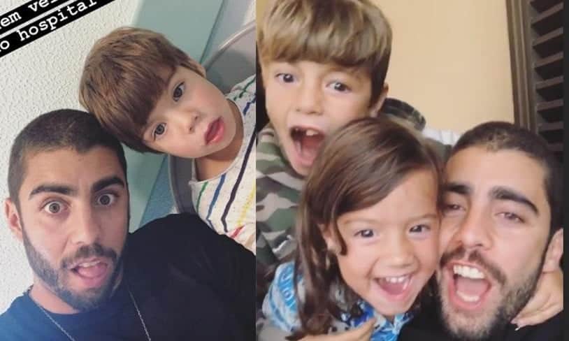 Pedro Scooby com os filhos (Foto: Reprodução/ Instagram) Pedro Scooby com os filhos (Foto: Reprodução/ Instagram)
