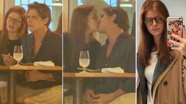 O ator Rômulo Arantes Neto foi visto aos beijos com a modelo argentina Sonia Vasena (Foto: Reprodução) O ator Rômulo Arantes Neto foi visto aos beijos com a modelo argentina Sonia Vasena (Foto: Reprodução)