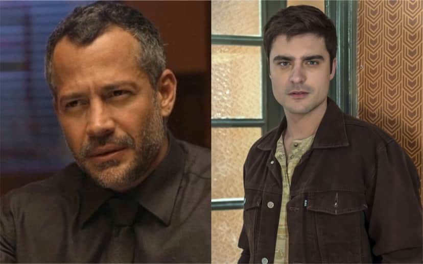 Leandro (Guilherme Leicam) acabará se apaixonando por Agno (Malvino Salvador) em A Dona do Pedaço (Foto: Divulgação / TV Foco) Leandro (Guilherme Leicam) acabará se apaixonando por Agno (Malvino Salvador) em A Dona do Pedaço (Foto: Divulgação / TV Foco)