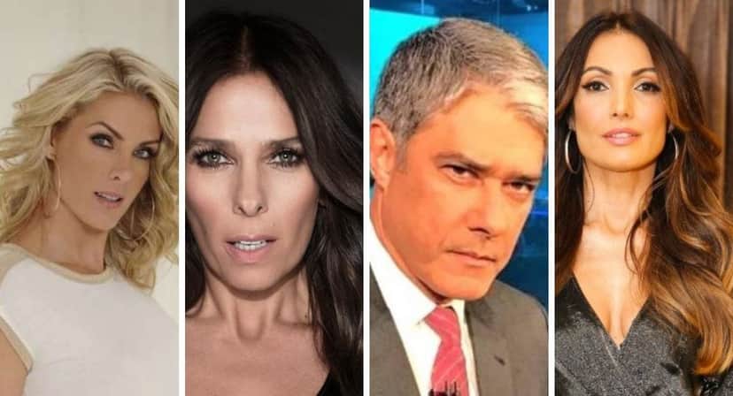 Brigas entre apresentadores que você não fazia ideia: Adriane Galisteu e Ana Hickmann, Geraldo Luiz e Rodrigo Faro, William Bonner e Patrícia Poeta Brigas entre apresentadores que você não fazia ideia: Adriane Galisteu e Ana Hickmann, Geraldo Luiz e Rodrigo Faro, William Bonner e Patrícia Poeta