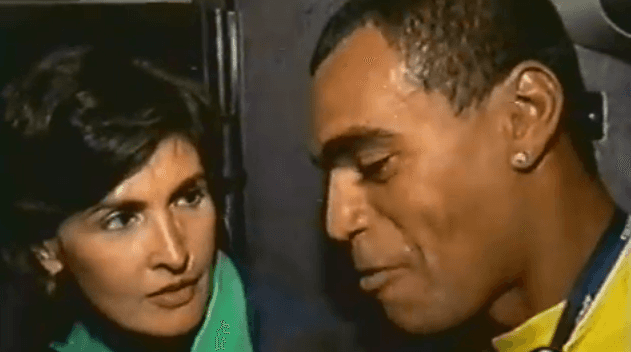 Fátima Bernardes e Denilson (Foto: Reprodução/YouTube) Fátima Bernardes e Denilson (Foto: Reprodução/YouTube)