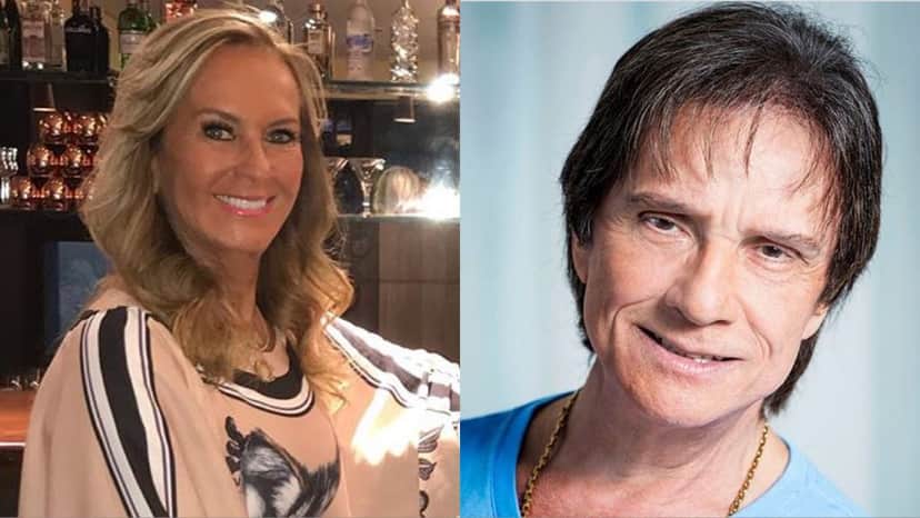 Helô Pinheiro e Roberto Carlos (Montagem: TV Foco) Helô Pinheiro e Roberto Carlos (Montagem: TV Foco)