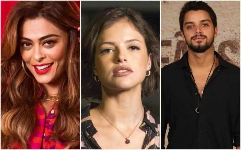 Julliana Paes de A Dona do Pedaço da Globo, detona Agatha Moreira e o ator de Órfãos da Terra, Rodrigo Simas (Foto: Montagem TV Foco) Julliana Paes de A Dona do Pedaço da Globo, detona Agatha Moreira e o ator de Órfãos da Terra, Rodrigo Simas (Foto: Montagem TV Foco)