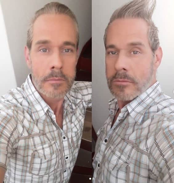 Nico Puig platinou o seu cabelo (Foto: Reprodução/Instagram) Nico Puig platinou o seu cabelo (Foto: Reprodução/Instagram)