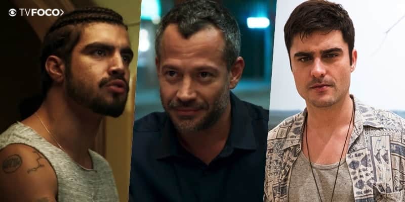 Agno ficará dividido por Rock e Leandro na novela A Dona do Pedaço da Globo (Foto: Reprodução/Globo/Montagem/TV Foco) Agno ficará dividido por Rock e Leandro na novela A Dona do Pedaço da Globo (Foto: Reprodução/Globo/Montagem/TV Foco)