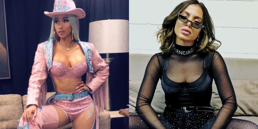 Anitta e a caantora Cardi B (Imagem: Reprodução) Anitta e a caantora Cardi B (Imagem: Reprodução)