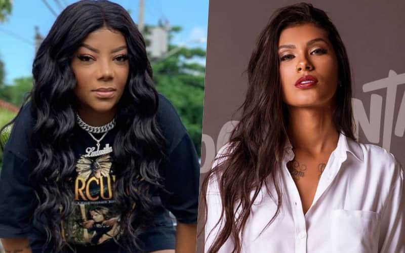 Ludmilla expõe detalhes da briga com Pocahontas e revela: "Esquentou meu sangue, ferveu e eu dei um soco na cara dela" Foto: Reprodução Anitta e Lexa Ludmilla expõe detalhes da briga com Pocahontas e revela: "Esquentou meu sangue, ferveu e eu dei um soco na cara dela" Foto: Reprodução Anitta e Lexa
