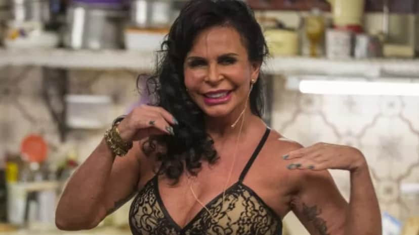 Gretchen surpreendeu o público ao aparecer na novela A Dona do Pedaço (Foto: Divulgação) Gretchen surpreendeu o público ao aparecer na novela A Dona do Pedaço (Foto: Divulgação)