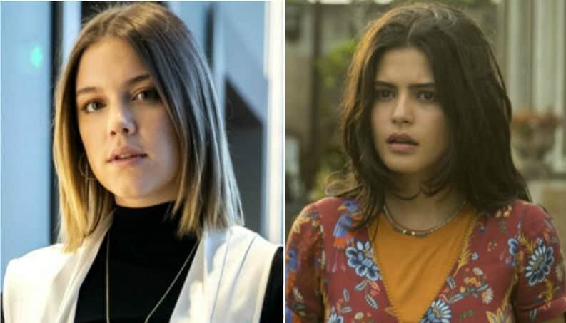 Dalila x Laila em cena da novela das 18h, Órfãos da Terra (Foto: Reprodução) Dalila x Laila em cena da novela das 18h, Órfãos da Terra (Foto: Reprodução)