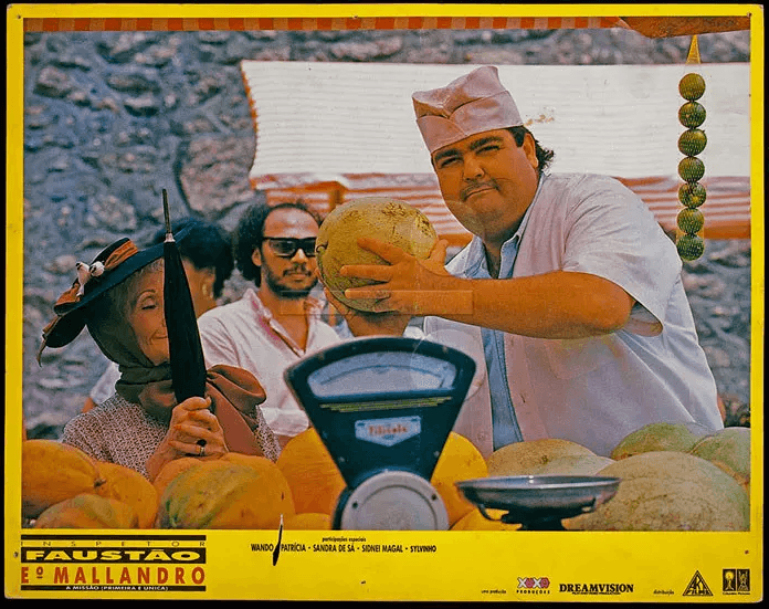 Cartaz do filme que Faustão estreou. Foto: Reprodução Cartaz do filme que Faustão estreou. Foto: Reprodução