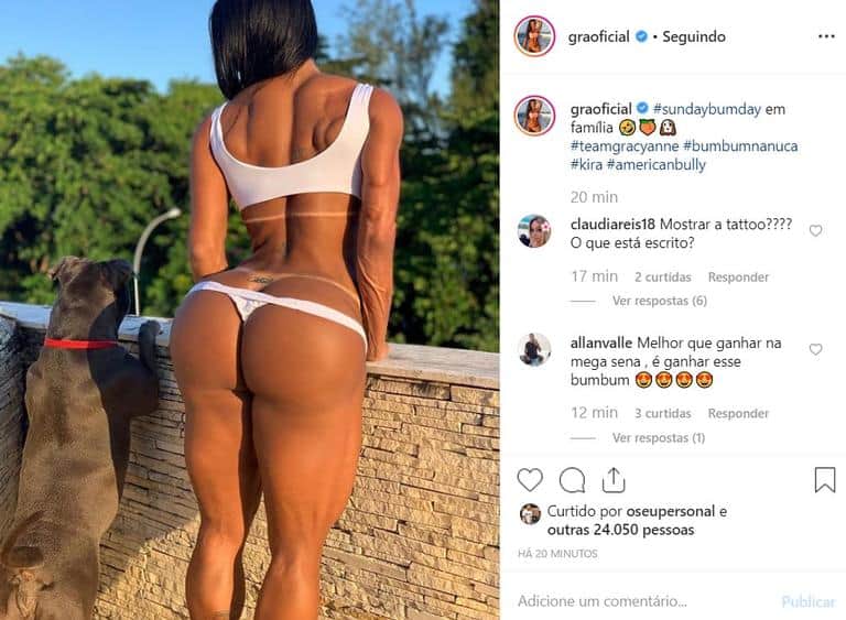 Gracyanne Barbosa faz tatuagem em homenagem para Belo (Foto: Reprodução) Gracyanne Barbosa faz tatuagem em homenagem para Belo (Foto: Reprodução)