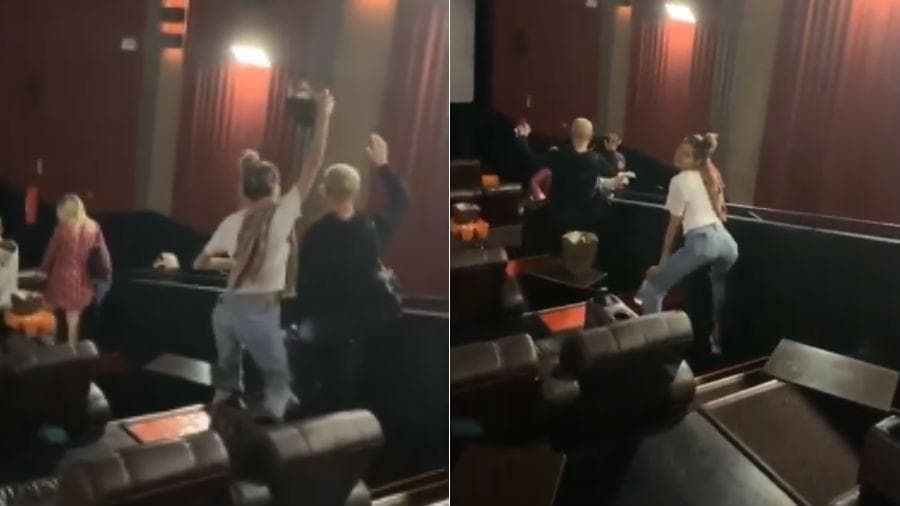 A apresentadora da Record, Xuxa Meneghel, e sua filha, Sasha Meneghel, fizeram a maior festa em uma sessão de cinema após o final do filme Rei Leão (Foto: Divulgação) A apresentadora da Record, Xuxa Meneghel, e sua filha, Sasha Meneghel, fizeram a maior festa em uma sessão de cinema após o final do filme Rei Leão (Foto: Divulgação)