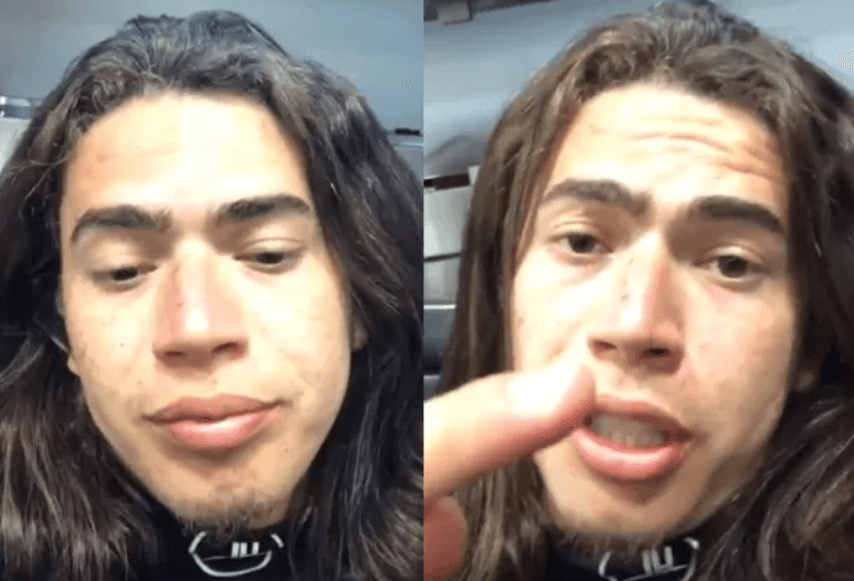 Whindersson Nunes passa mal em aeroporto e clama por ajuda de fãs (Foto: Reprodução) Whindersson Nunes passa mal em aeroporto e clama por ajuda de fãs (Foto: Reprodução)