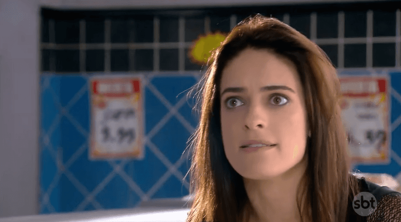 Débora (Lisandra Cortez) em cena na novela As Aventuras de Poliana, do SBT. (Foto: Reprodução) Débora (Lisandra Cortez) em cena na novela As Aventuras de Poliana, do SBT. (Foto: Reprodução)