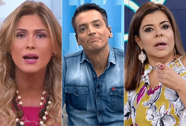 Lívia Andradade foi ignorada por Leo Dias, que saiu com Mara Maravilha (Foto: Montagem) Lívia Andradade foi ignorada por Leo Dias, que saiu com Mara Maravilha (Foto: Montagem)