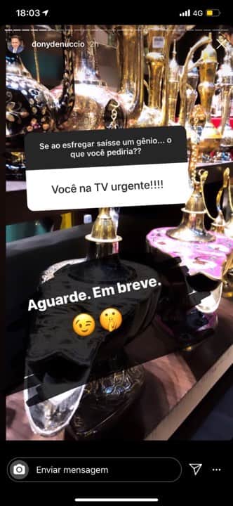 Dony de Nuccio faz publicação misteriosa e desperta comentários (Foto: Reprodução / TV Foco) Dony de Nuccio faz publicação misteriosa e desperta comentários (Foto: Reprodução / TV Foco)
