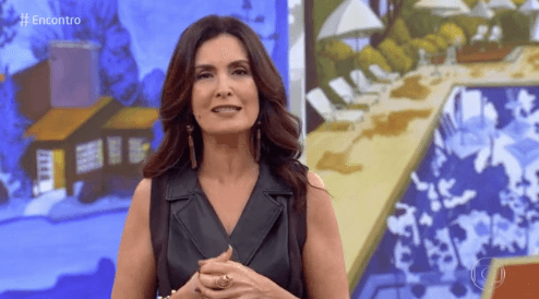 Fátima Bernardes durante o Encontro desta manhã (19) na TV Globo (Foto: Reprodução/Globo) Fátima Bernardes durante o Encontro desta manhã (19) na TV Globo (Foto: Reprodução/Globo)