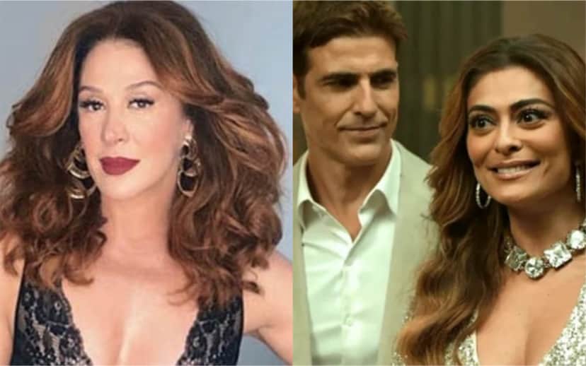 A atriz Claudia Raia movimentou os bastidores de A Dona do Pedaço ao lado de Reynaldo Gianecchini e Juliana Paes (Foto: Divulgação / TV Foco) A atriz Claudia Raia movimentou os bastidores de A Dona do Pedaço ao lado de Reynaldo Gianecchini e Juliana Paes (Foto: Divulgação / TV Foco)