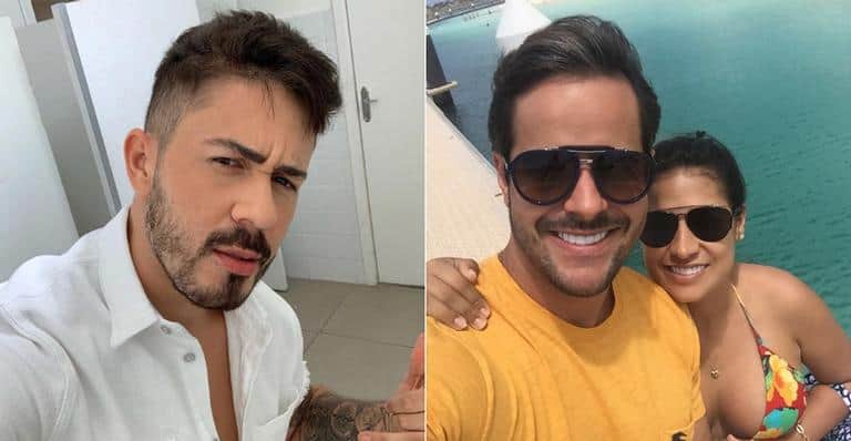 Simone Mnedes e Kaká Diniz estariam supostamente brigados com o humorista Carlinhos Maia (Foto: Divulgação Simone Mnedes e Kaká Diniz estariam supostamente brigados com o humorista Carlinhos Maia (Foto: Divulgação