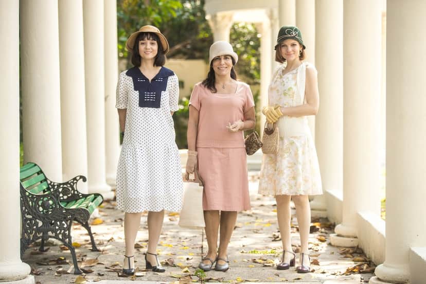 Gloria Pires, Simone Spoladore e Maria Eduarda Carvalho serão irmãs em Éramos Seis (Foto: Globo/Raquel Cunha) Gloria Pires, Simone Spoladore e Maria Eduarda Carvalho serão irmãs em Éramos Seis (Foto: Globo/Raquel Cunha)