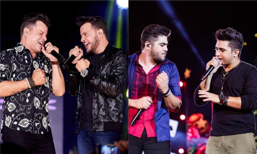 Henrique e Juliano, João Neto e Frederico Henrique e Juliano, João Neto e Frederico